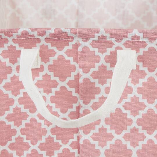 DII® Large Lattice PE-Coated Cotton Polyester Laundry Bin